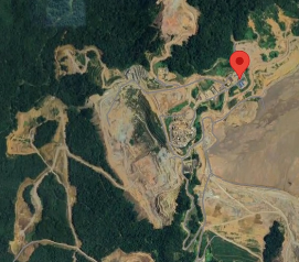hutan yang beralih menjadi lokasi tambang di sumatera