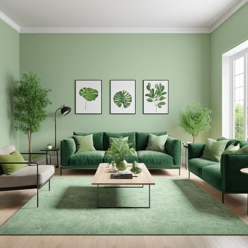  warna dinding hijau sage