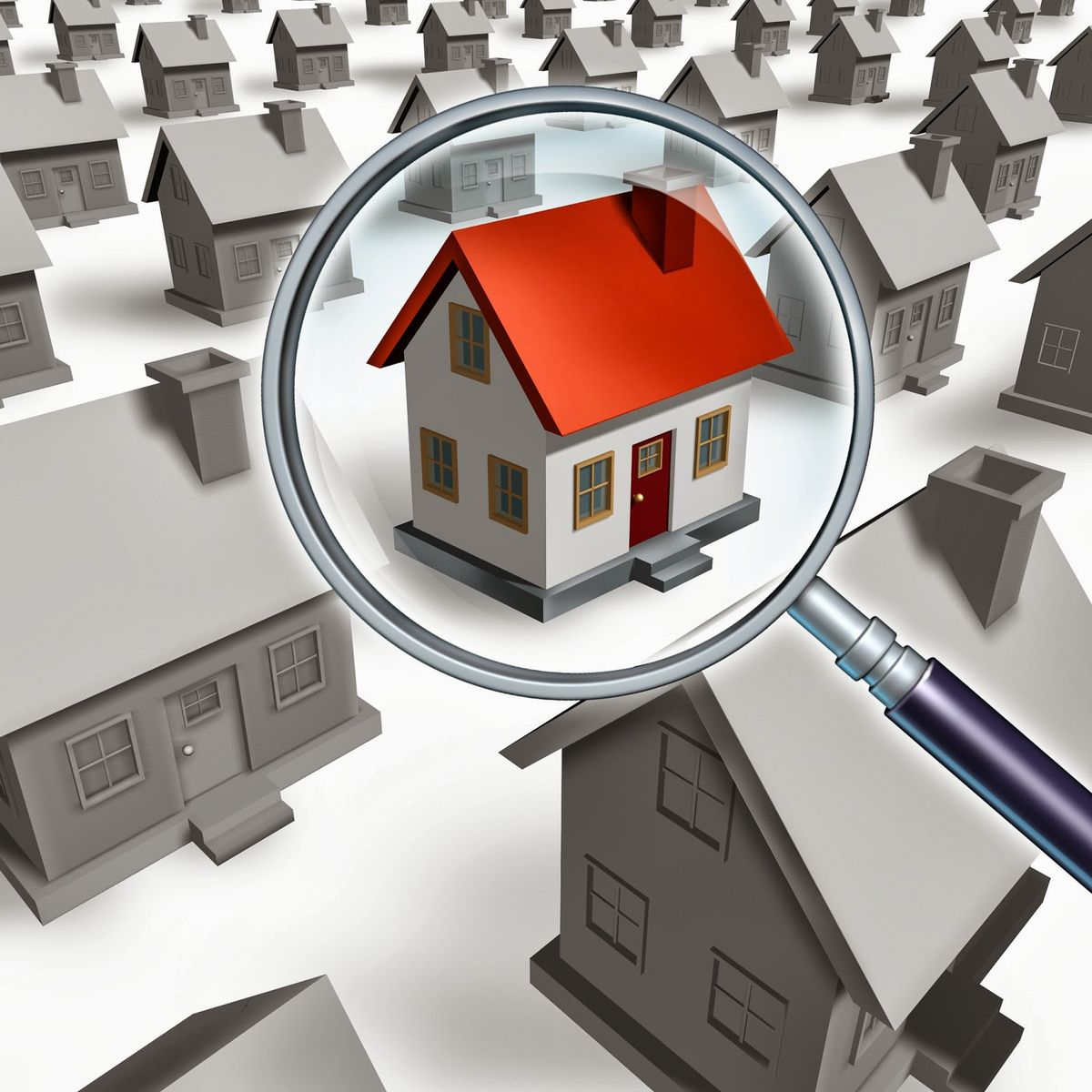 Ilustrasi perbandingan harga rumah