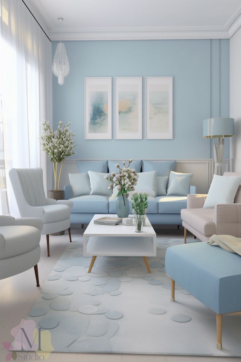 kombinasi warna biru muda